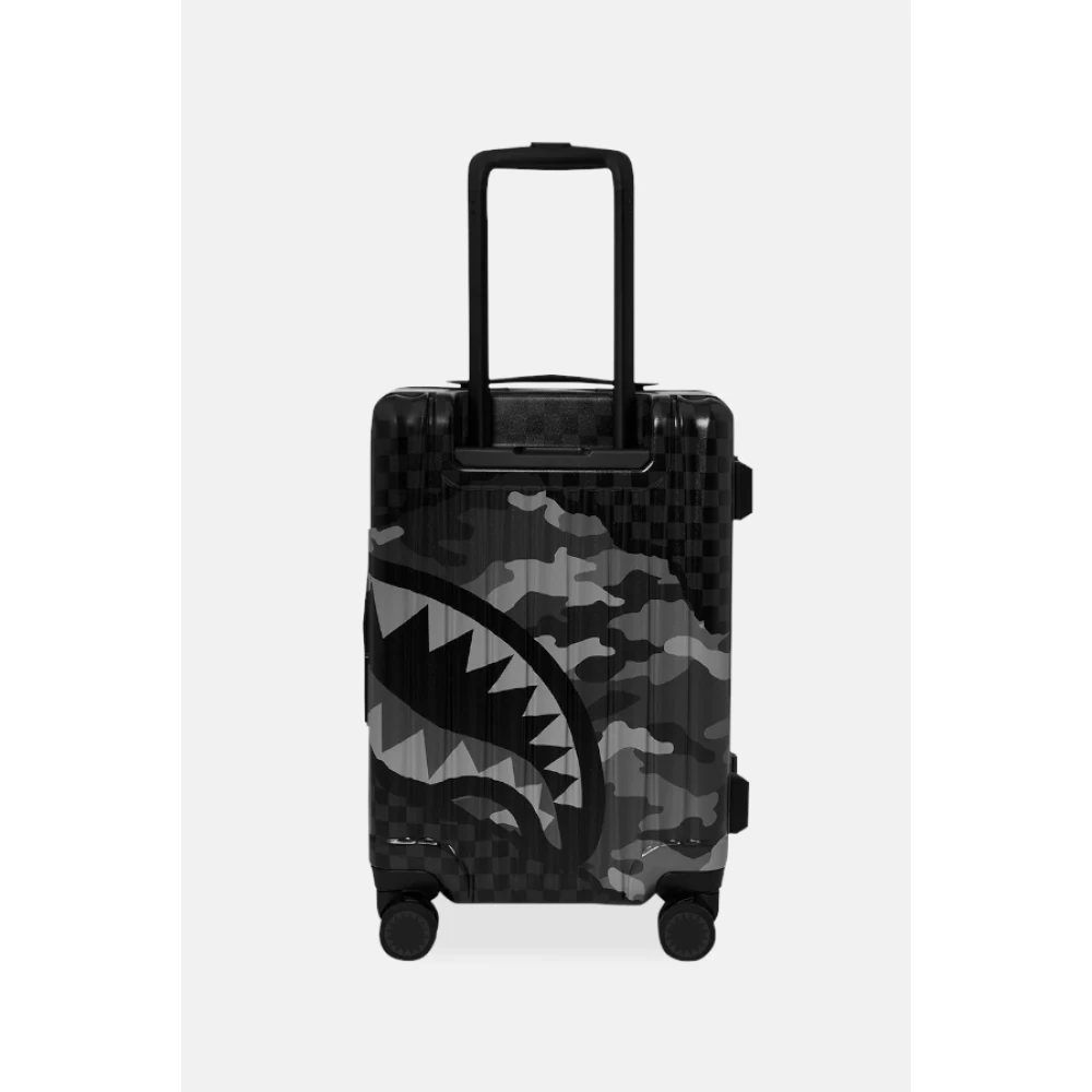 Sprayground Hardshell bagage met ritssluiting Black Unisex