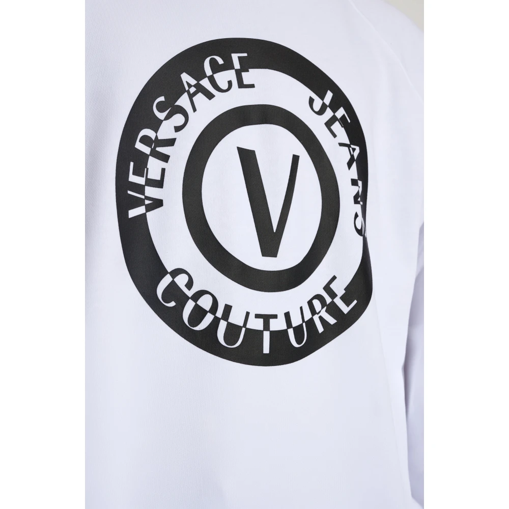 Versace Jeans Couture Oversized sweatshirt White Heren