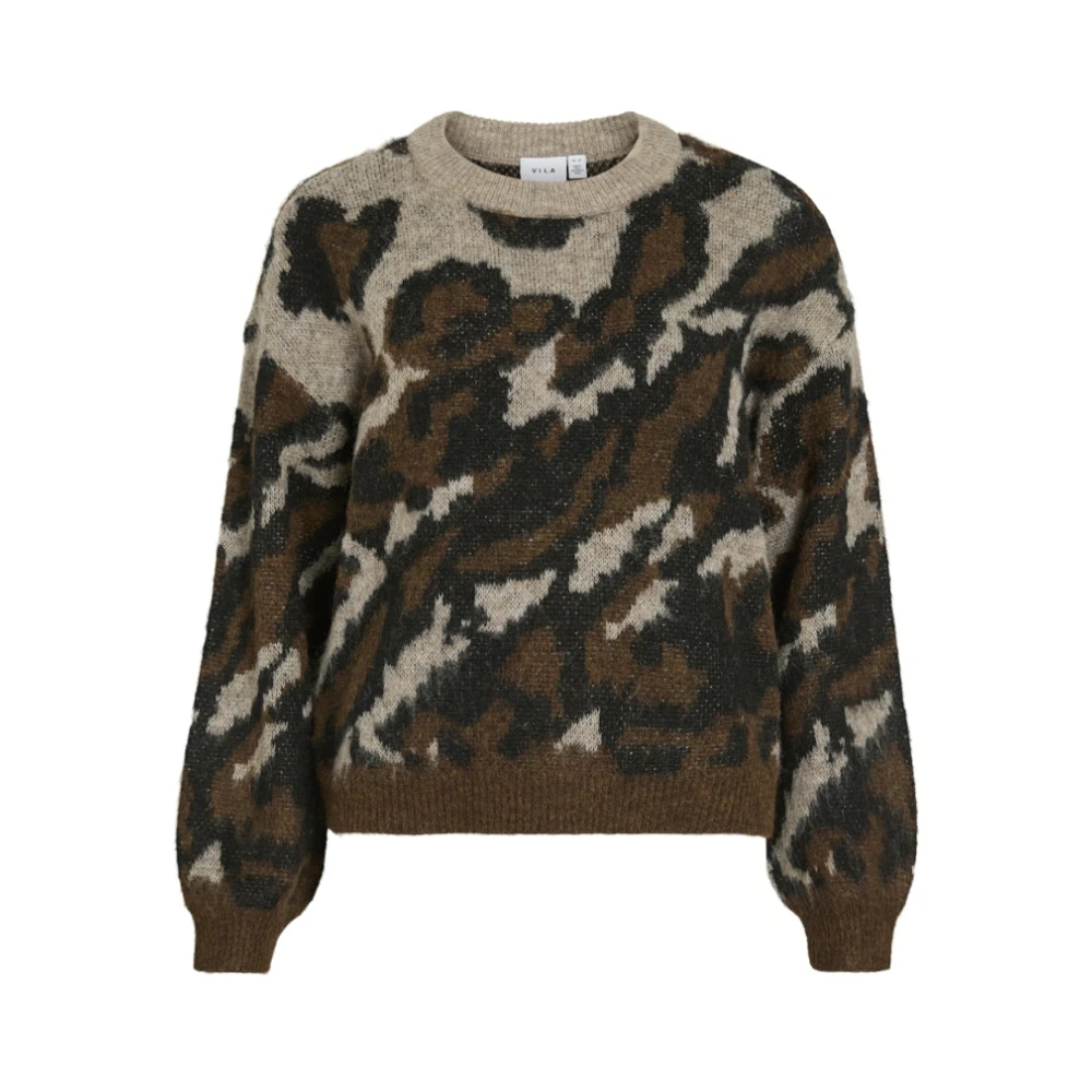 Vila Damen Multicolor Strickwaren, Mehrfarbig, Sgröße: