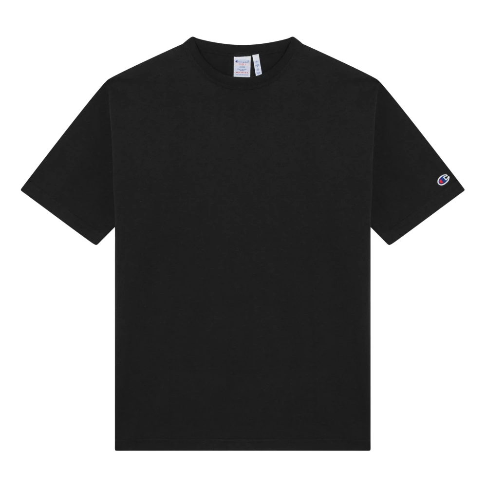 Champion Korte mouw ronde hals T-shirt Black Heren