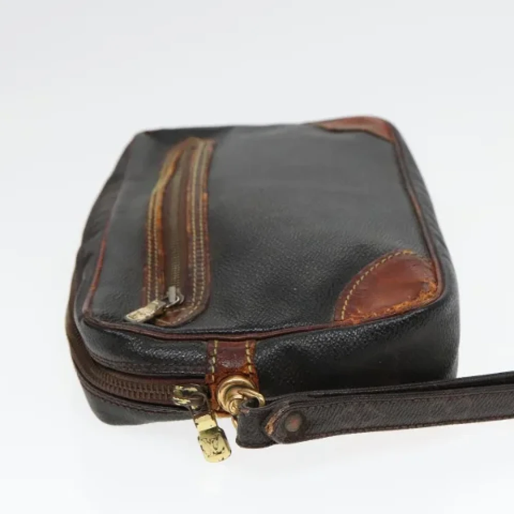 Louis Vuitton Vintage Pre-owned Canvas clutches Brown Dames