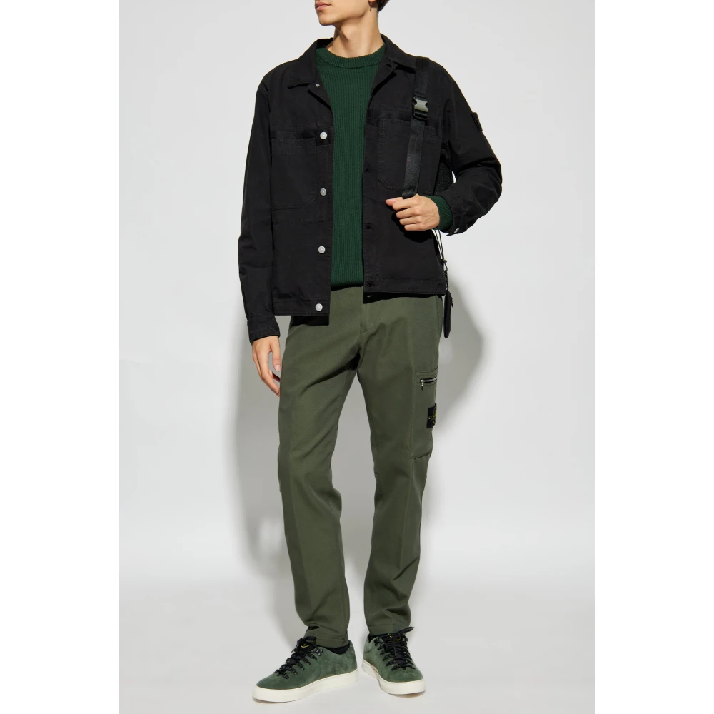 Stone Island Wollen trui Green Heren