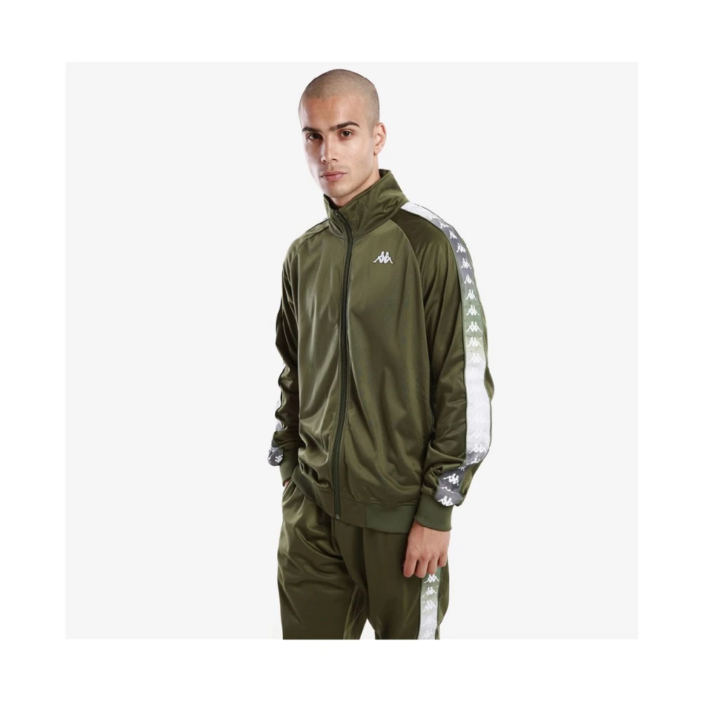 Kappa Hoodie Green Heren