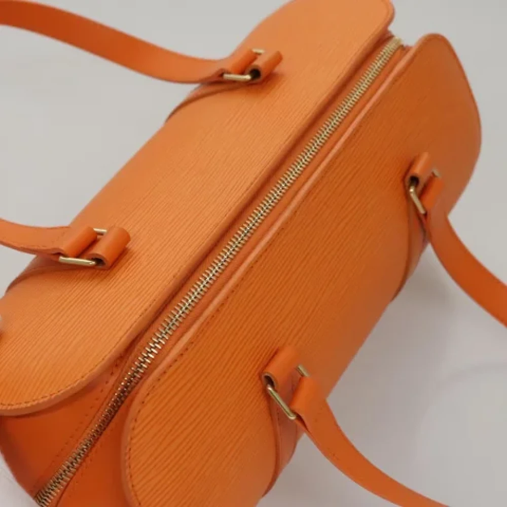 Louis Vuitton Vintage Pre-owned Leather handbags Orange Dames