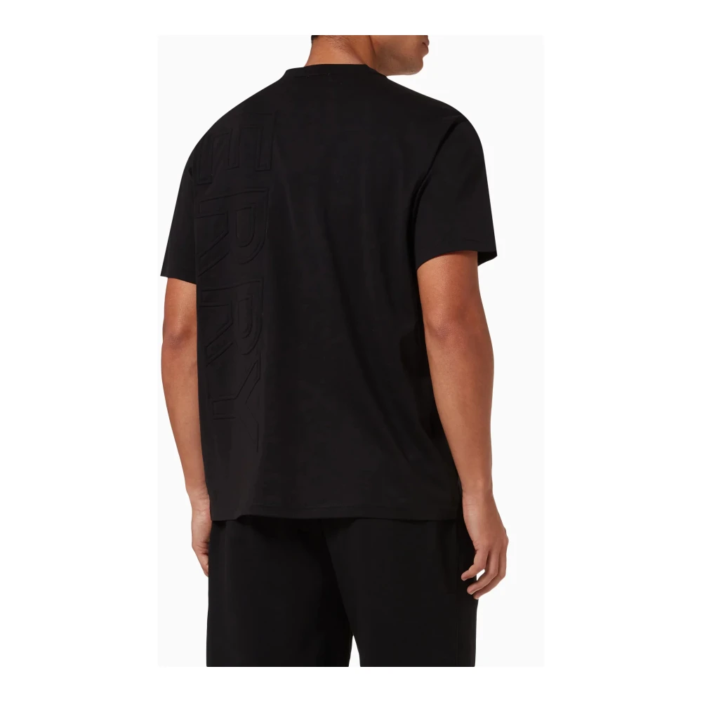 Burberry 3D Logo Relief T-Shirt Zwart Black Heren
