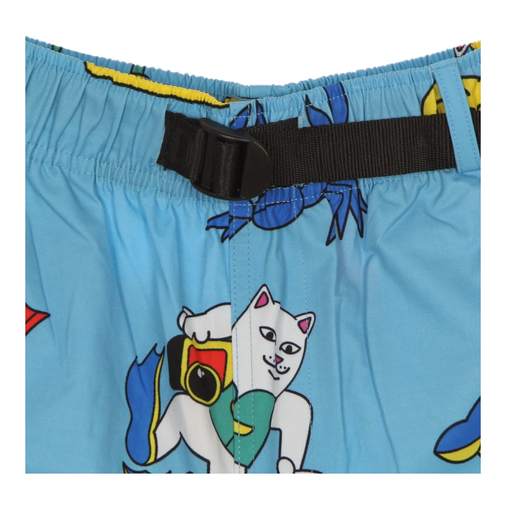 Ripndip Oceaanblauwe Zwemshorts Elastische Taille Multicolor Heren