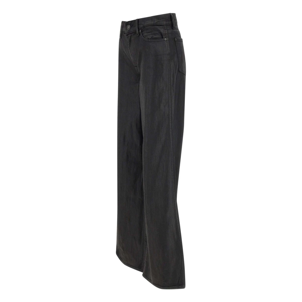 7 For All Mankind Zwarte Broek Black Dames