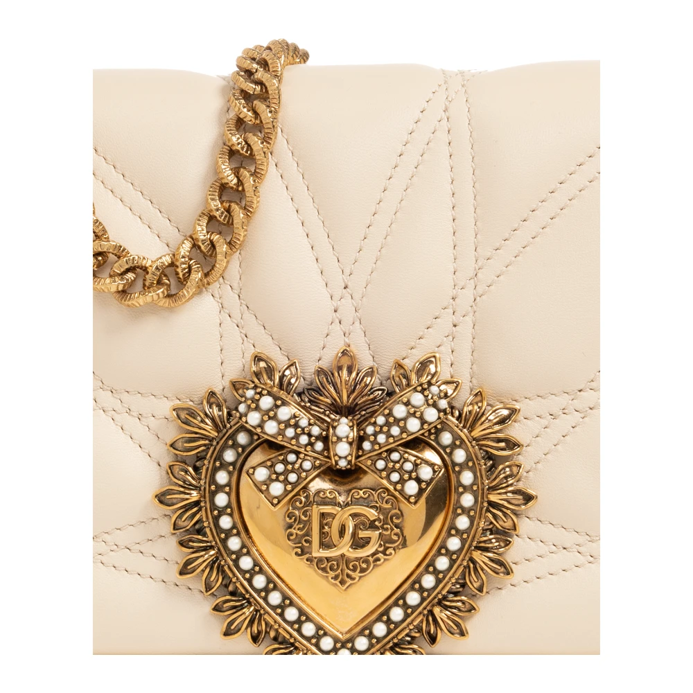 Dolce & Gabbana Devotion Medium schoudertas Beige Dames
