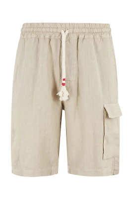 Stilrena Bermuda Chinos med Sidoficka