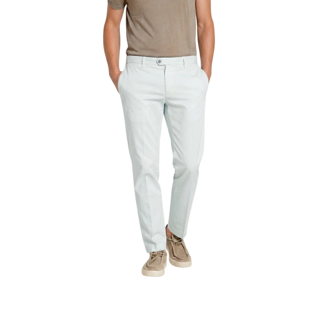 Mason's Mannelijk Blauw Broeken Heren, Xl, Katoen, New York Chino Broek