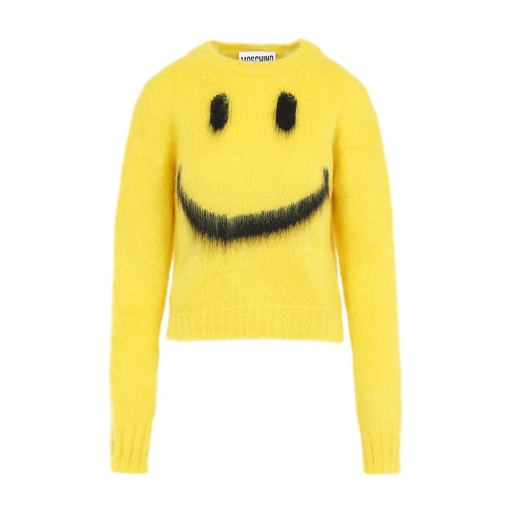 Moschino Gele & Oranje Sweater Aw24 Yellow Dames