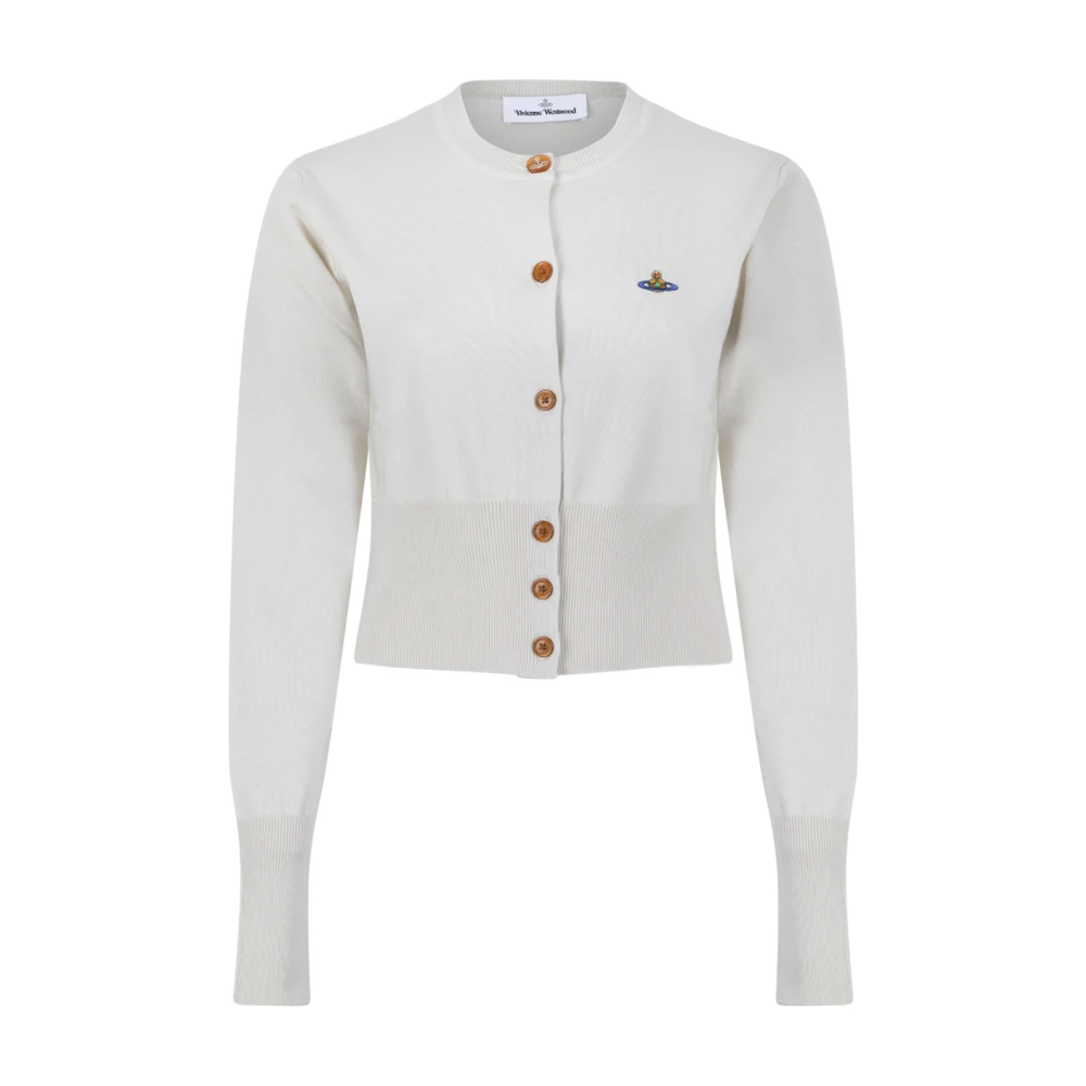 Vivienne Westwood , Cardigans, Female, White, S, Jumpers