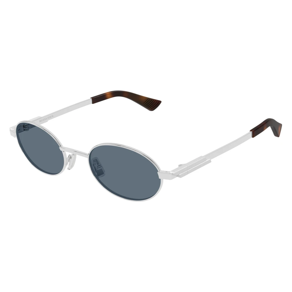 Bottega Veneta Unisex Gray Sunglasses, 52 Mm, Classic Oval Sunglasses