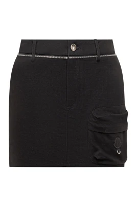 Willow Smith Logo Patch Mini Skirt