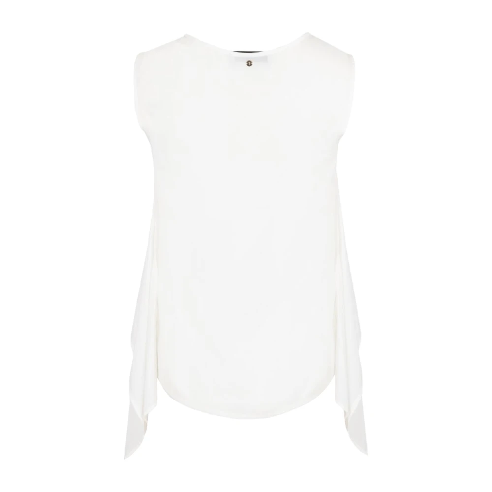 Trussardi Sleeveless Tops White Dames