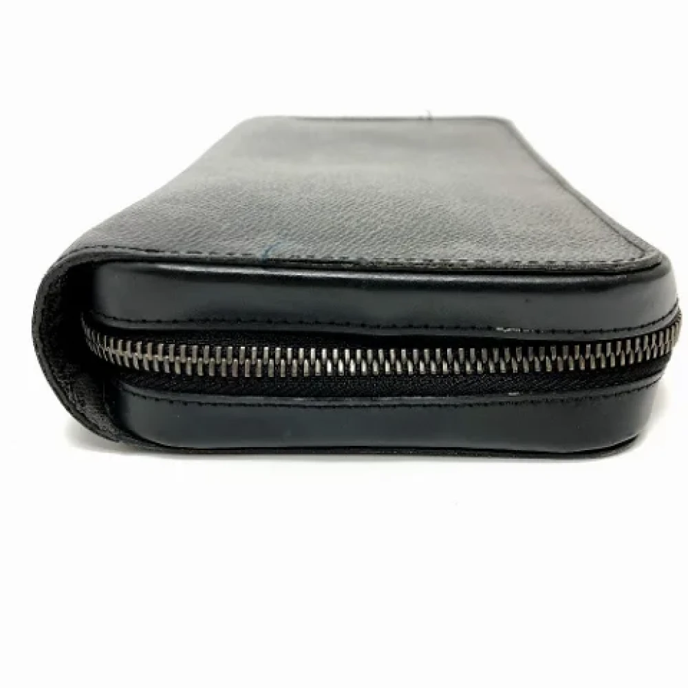 Louis Vuitton Vintage Pre-owned Cotton wallets Black Dames