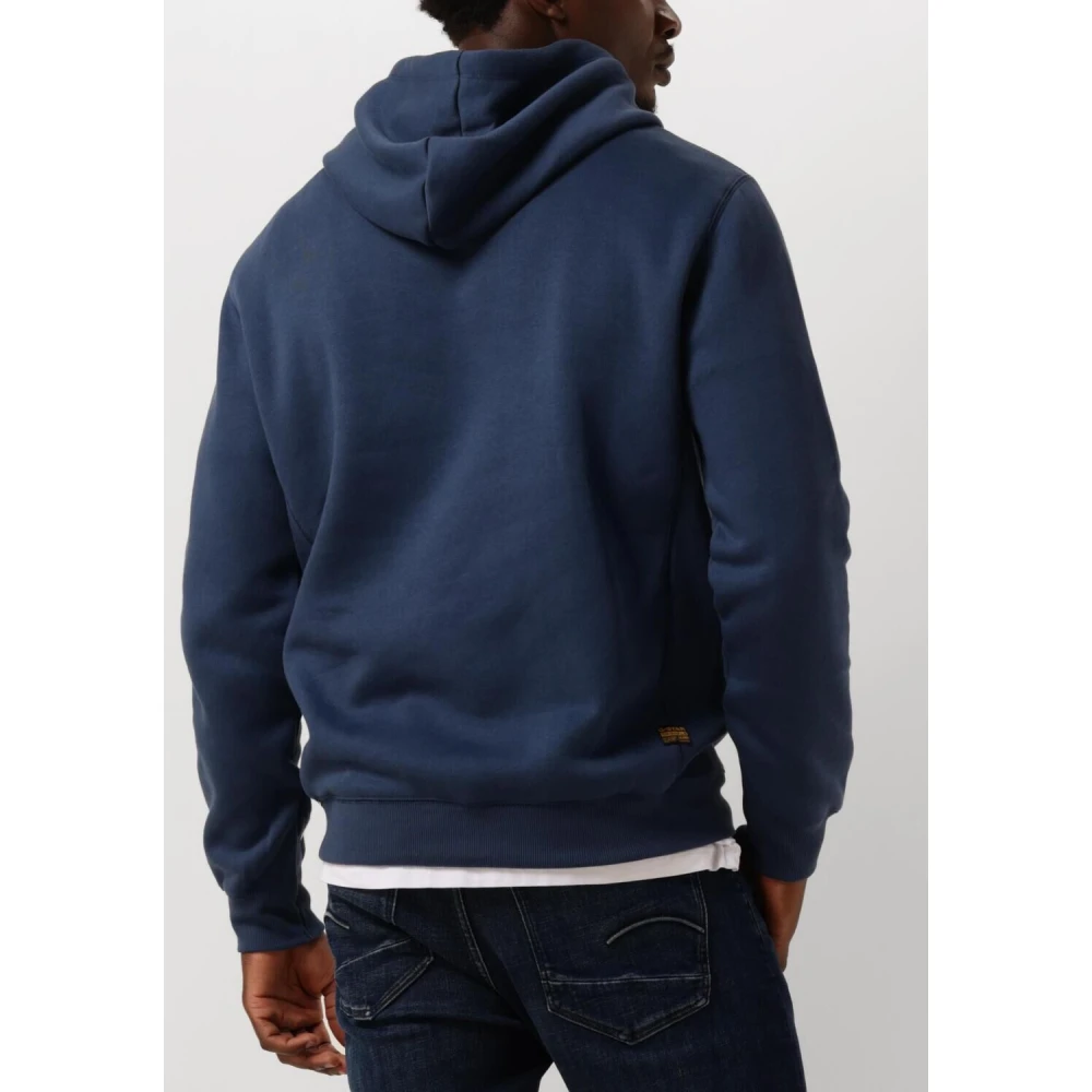 G-Star Mannen Premium Core Hoodie Blue Heren
