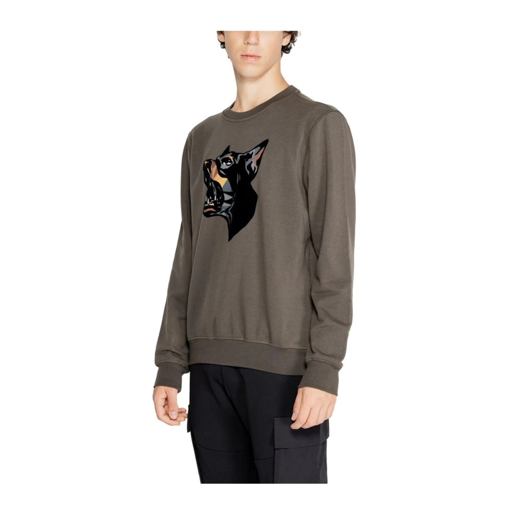 Antony Morato Groene Katoenmix Sweater Heren Green Heren