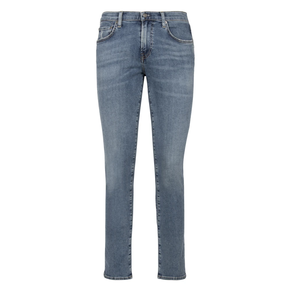 Citizens of Humanity Slim-Fit Stretch Katoen Jeans Blue Heren