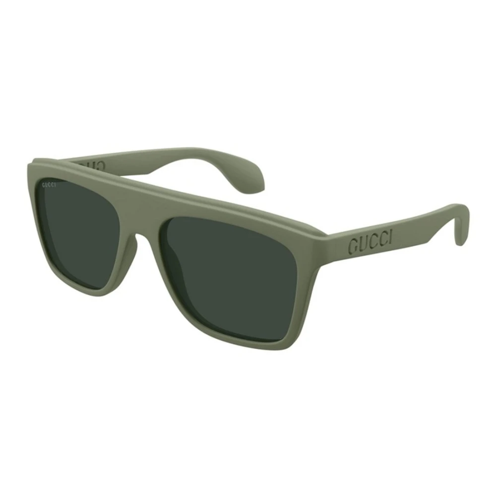 Gucci Men's Green Sunglasses, 57 Mm, Square Sunglasses