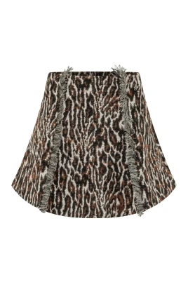 Leopard Jacq Skirt