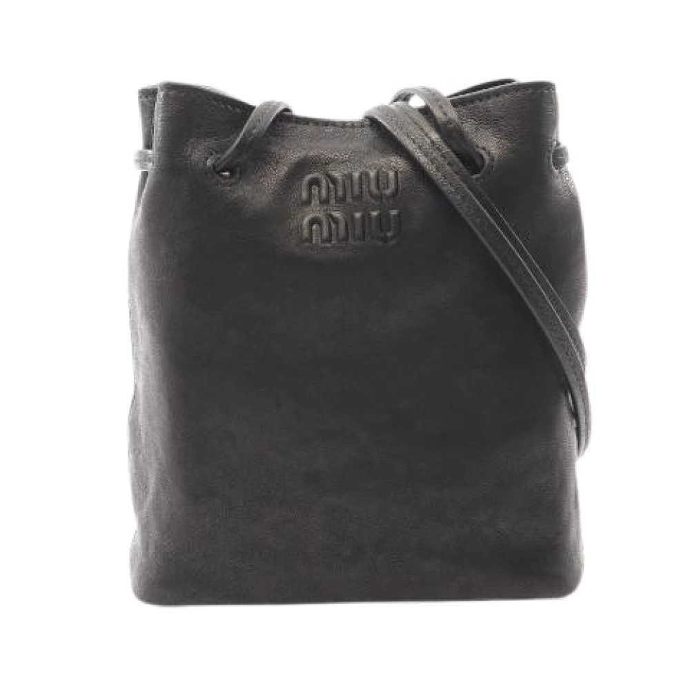 Pre-owned > Pre-owned Bags > Pre-owned Bucket Bags - - Miu Miu Pre-owned - Modalova