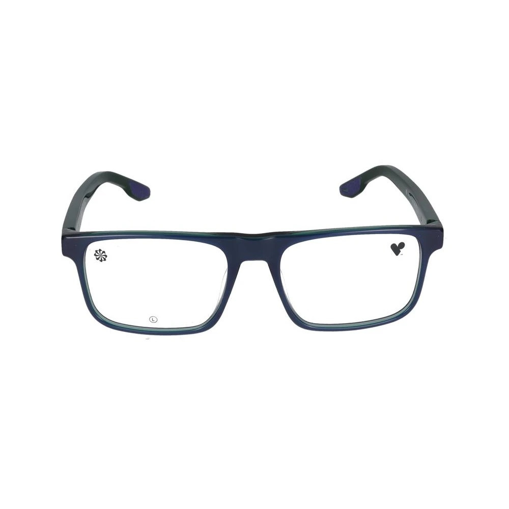Nike Men's Blue Stylish Navy Tri-Laminate Eyeglasses - Glasses - 54 Mm - Accessories
