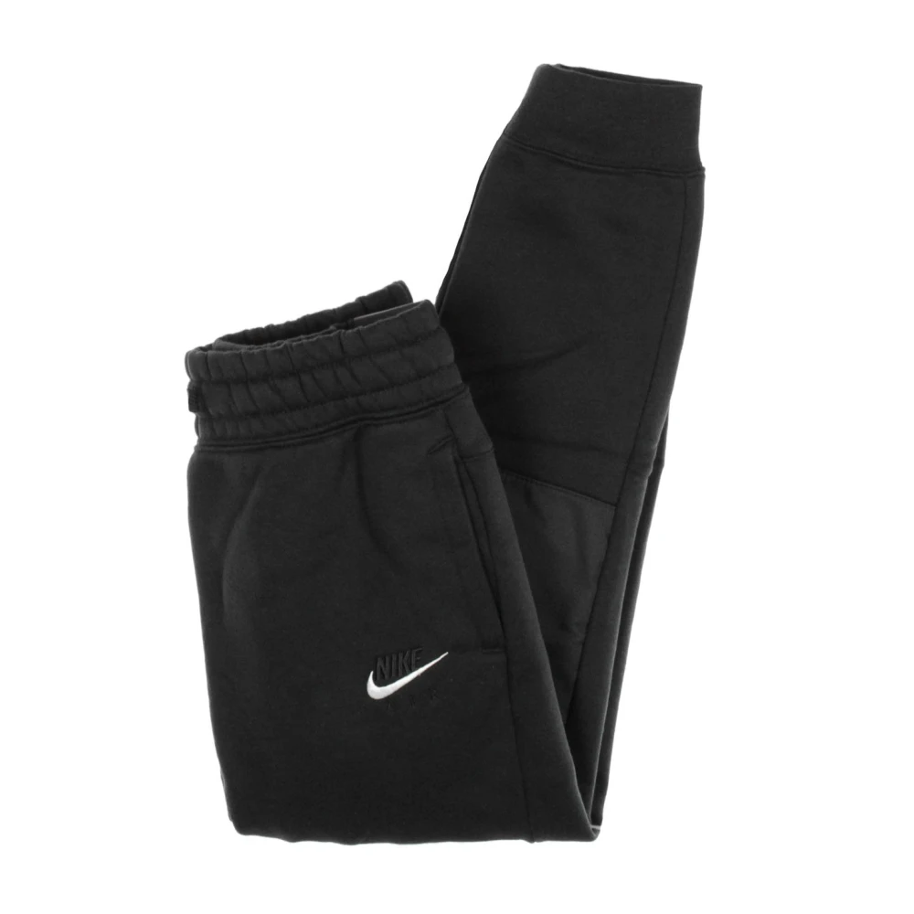 Nike Zwarte Fleece Trainingsbroek Air Pant Black Heren