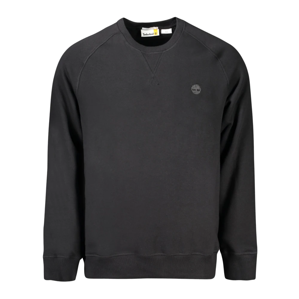 Timberland Zwarte Sweatshirt met Geborduurd Logo Black Heren