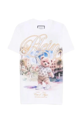 Teddybjörn Tennis Print T-Shirt