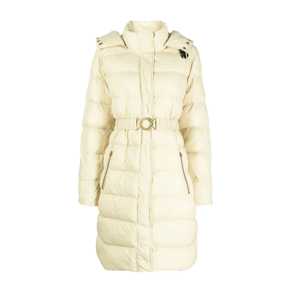 Pinko Down Coats Beige Dames