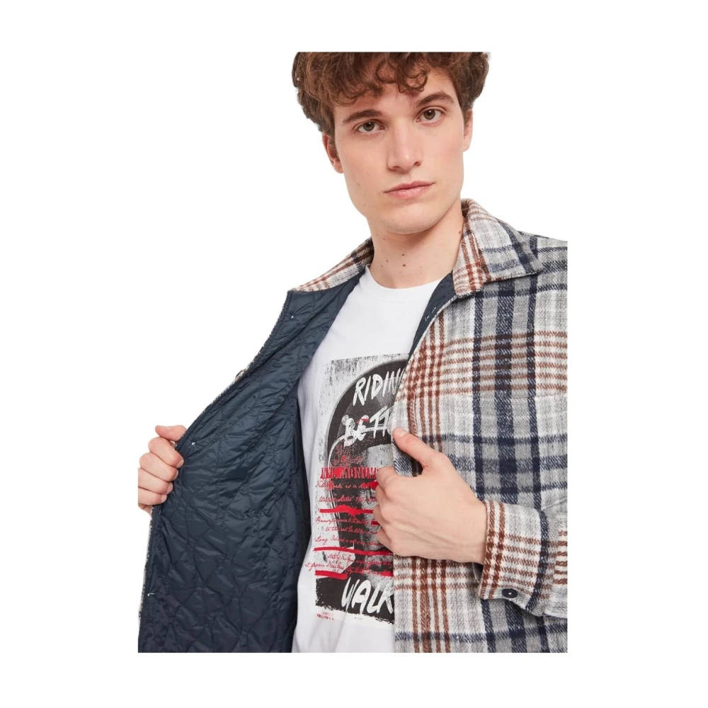 Gaudi Lange Mouw Shirt Multicolor Heren