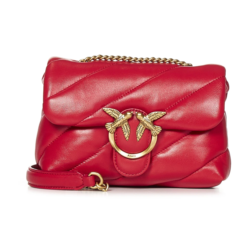 pinko Rode Love Birds Schoudertas Red Dames
