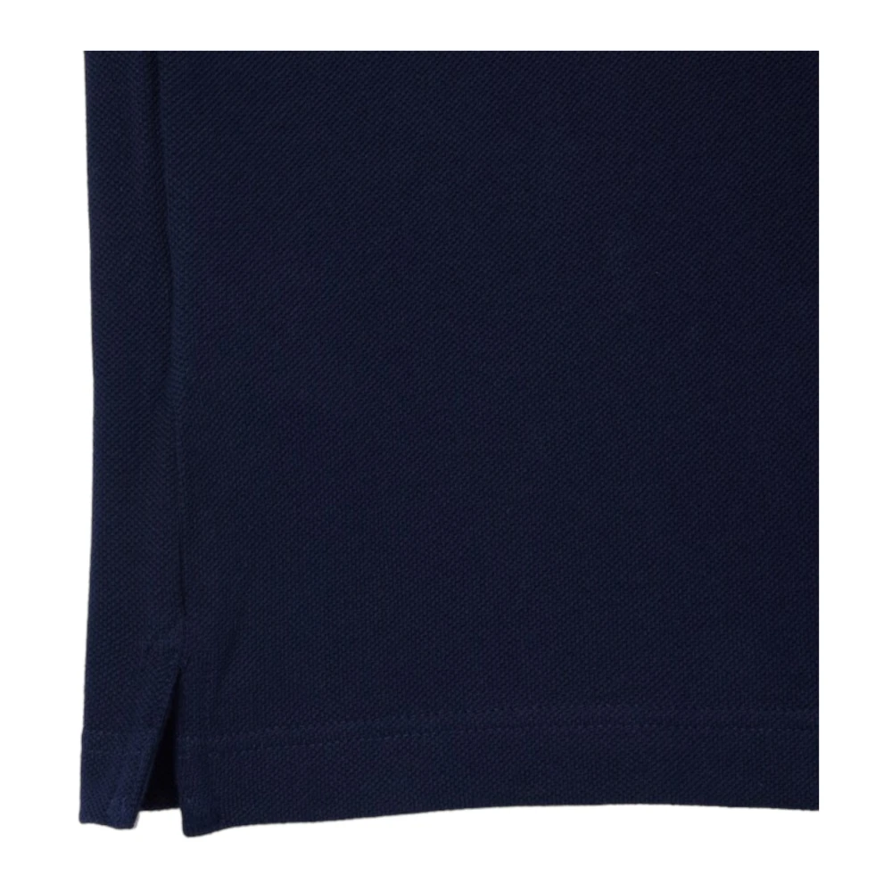 Lacoste Slim Fit Piqué Polo Shirt Navy Blue Heren