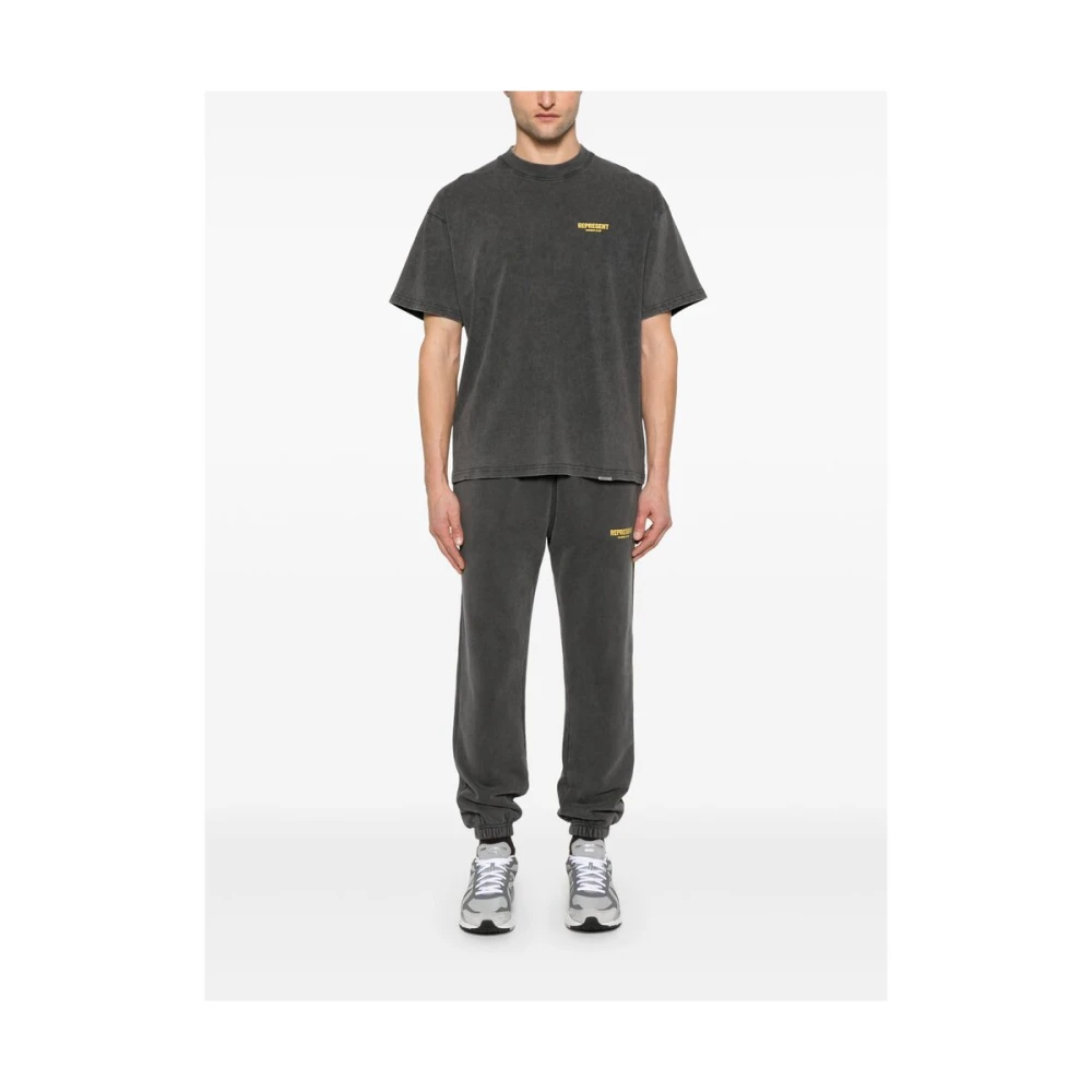 Represent T-shirt met ronde hals en korte mouwen Gray Heren