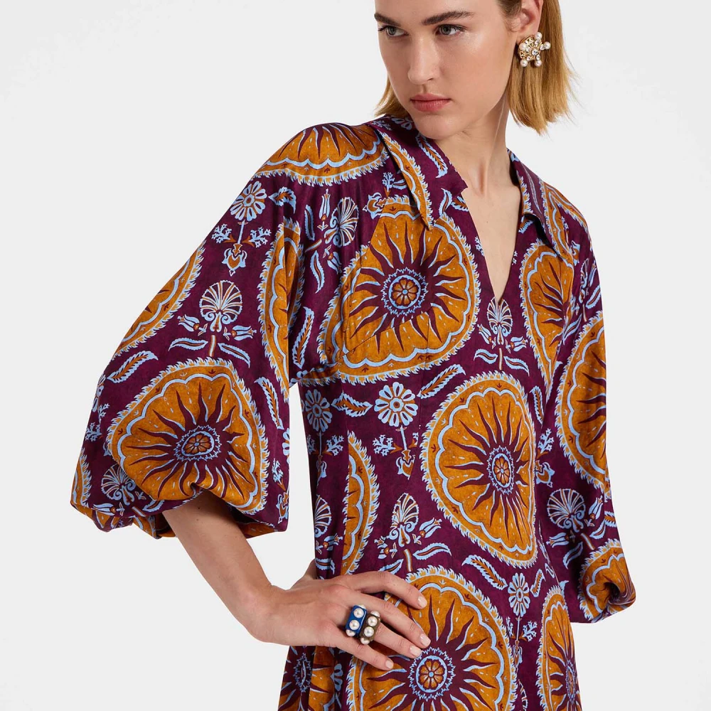 La DoubleJ Glastonbury Goddess Jurk Multicolor Dames