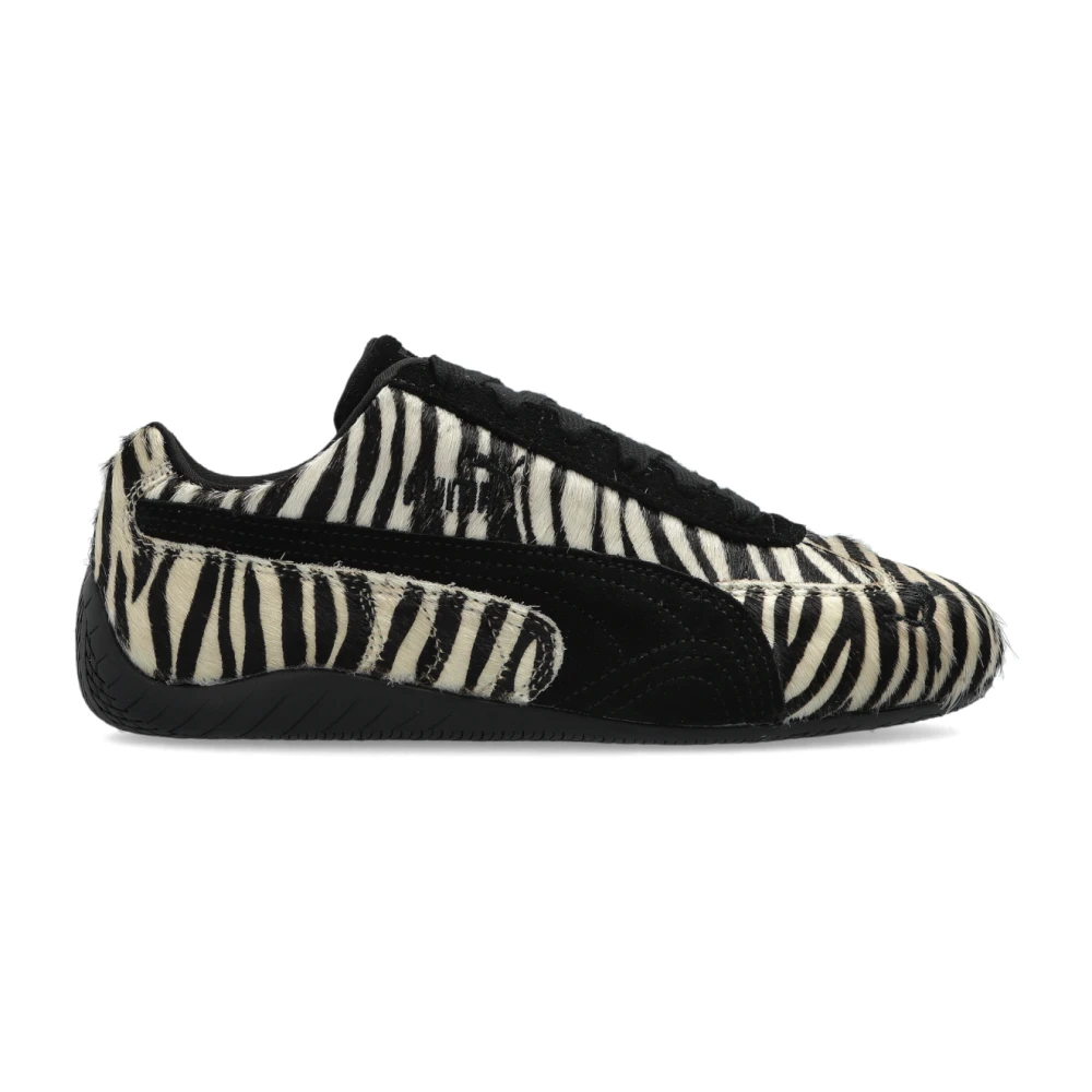 Puma Women's Black Sports Shoes Speedcat Zebra Wns - Sneakers - 8 Uk - Shoes
