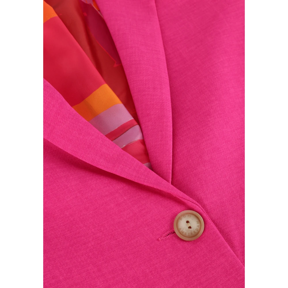Pom Amsterdam Pink Glow Blazer Pink Dames