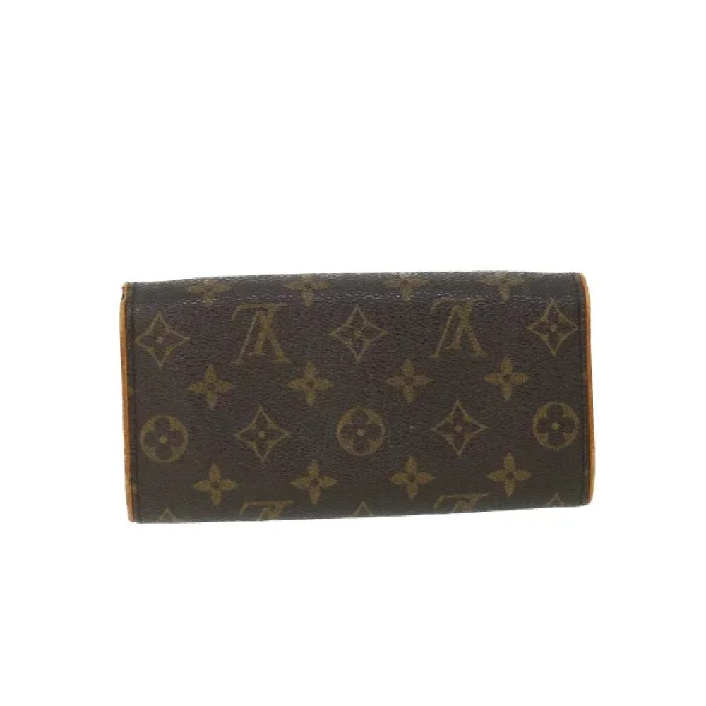 Louis Vuitton Vintage Pre-owned Canvas shoulder-bags Brown Dames