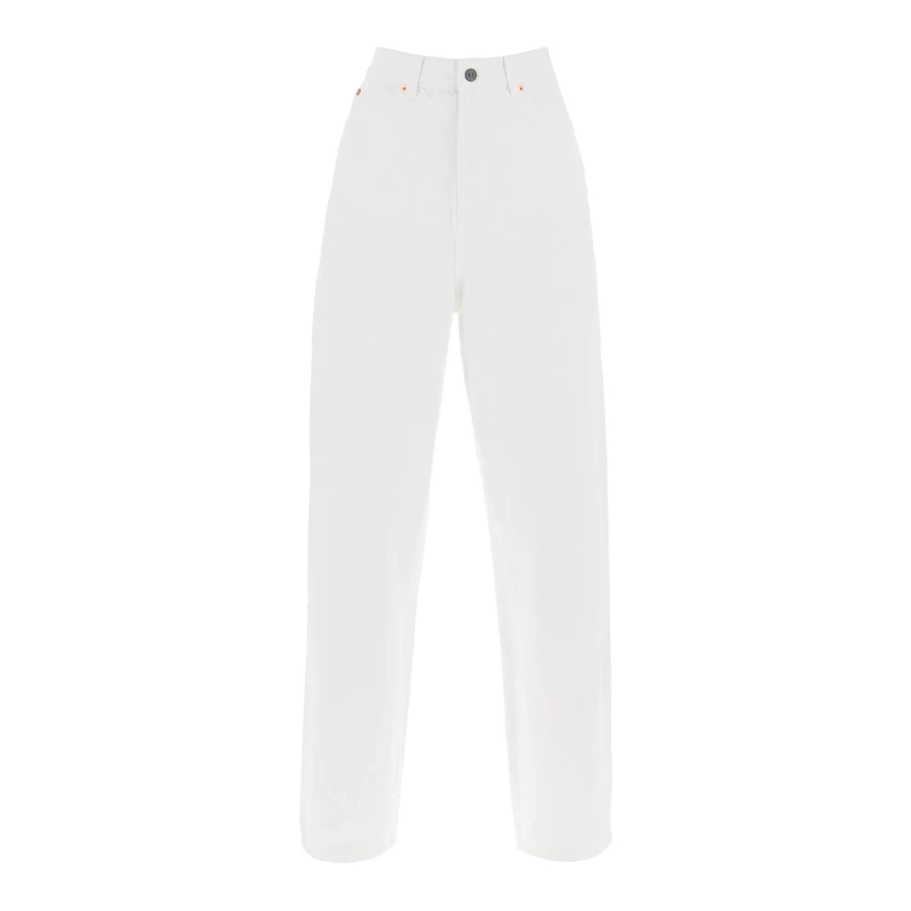 Wardrobe.nyc Straight Jeans White Dames