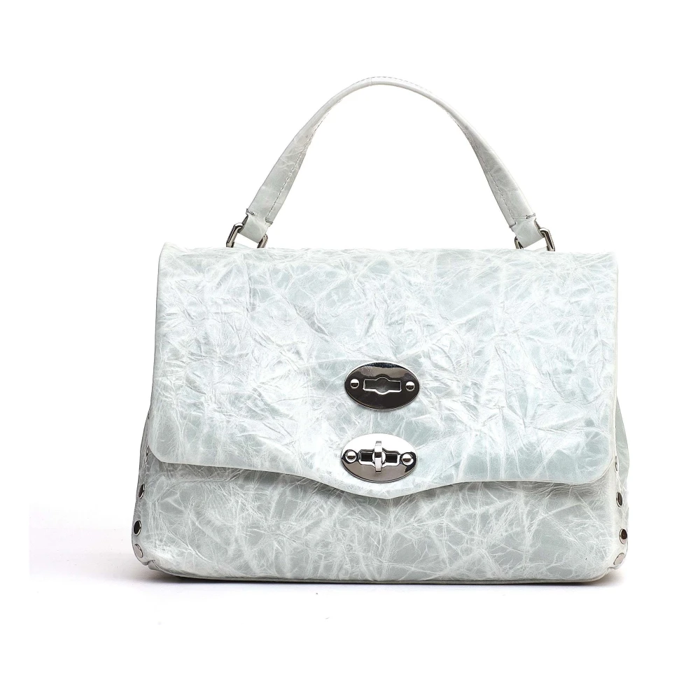 Zanellato Elegante Postina Bag Handtas Grigio Gray Dames