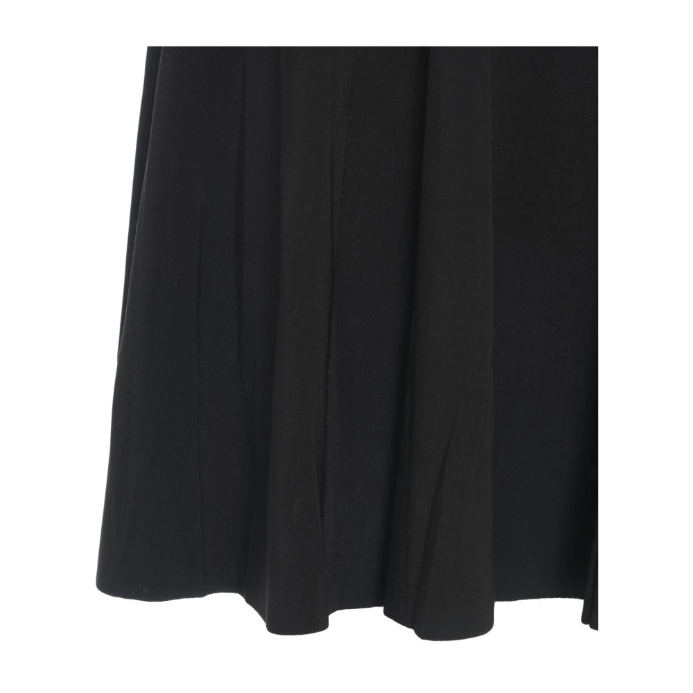 Norma Kamali Zwarte Mini Jurk met Sweetheart Halslijn Black Dames
