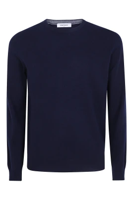 Gran Sasso Round-neck Knitwear Blå 54 EU