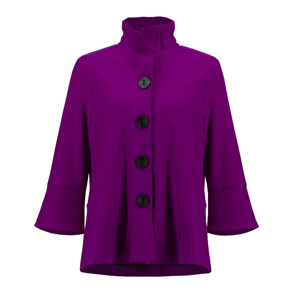 Joseph Ribkoff Stijlvolle jas met 100% samenstelling Purple Dames