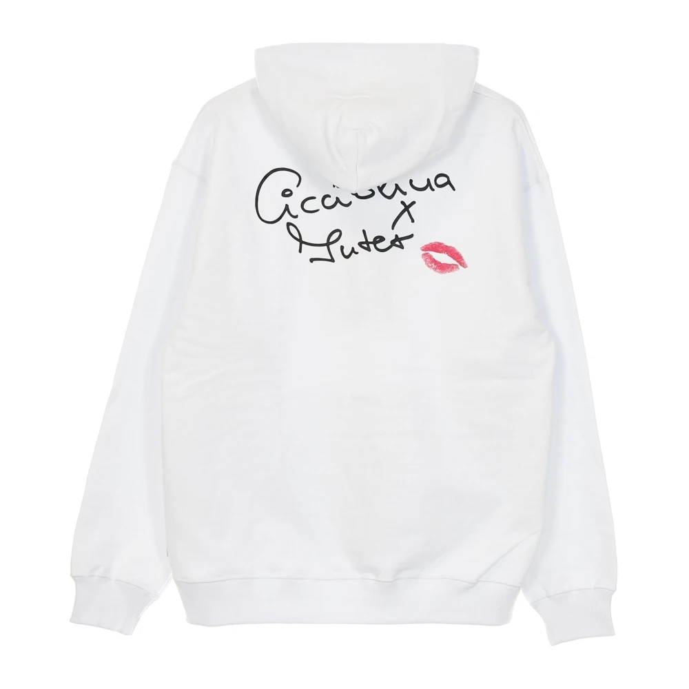 Iuter Lichtgewicht capuchontrui met print White Heren