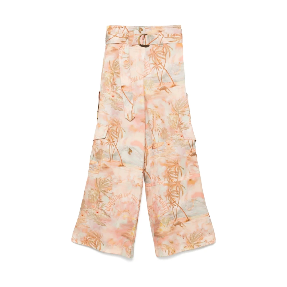 Trousers > Wide Trousers - - Zimmermann - Modalova