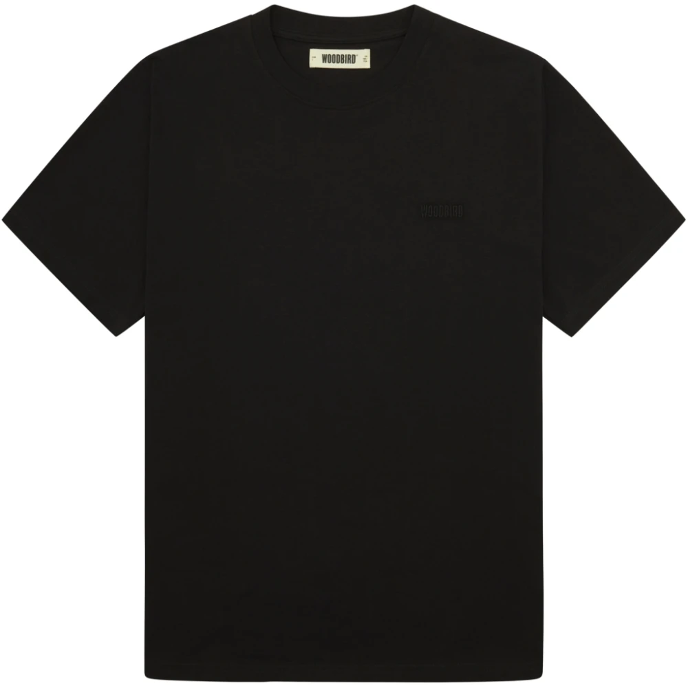 Woodbird T-Shirts Black Heren