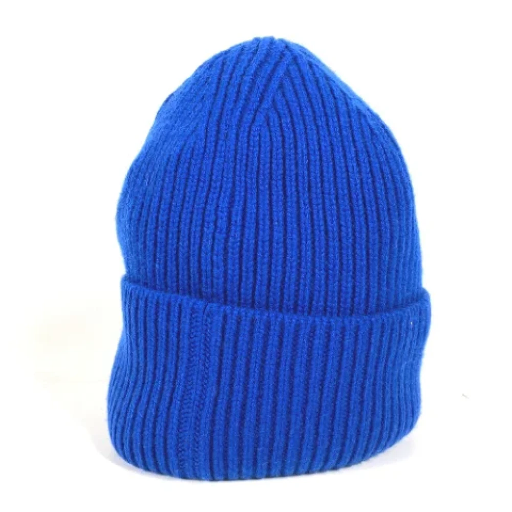 Louis Vuitton Vintage Pre-owned Cashmere hats Blue Dames