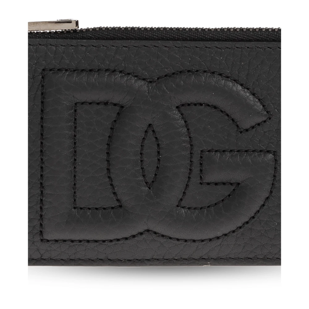 Dolce & Gabbana Kaarthouder met logo Black Heren