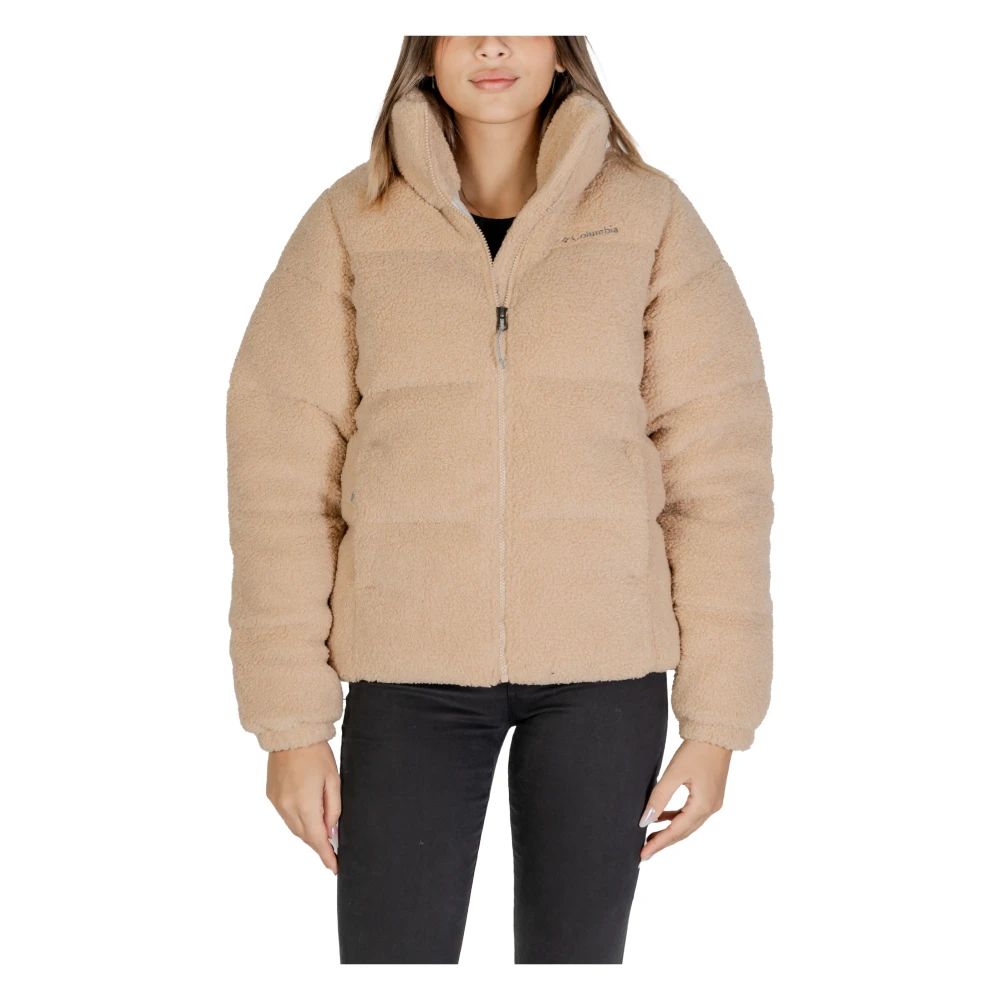 Columbia Sherpa Jas Herfst Winter Collectie Beige Dames